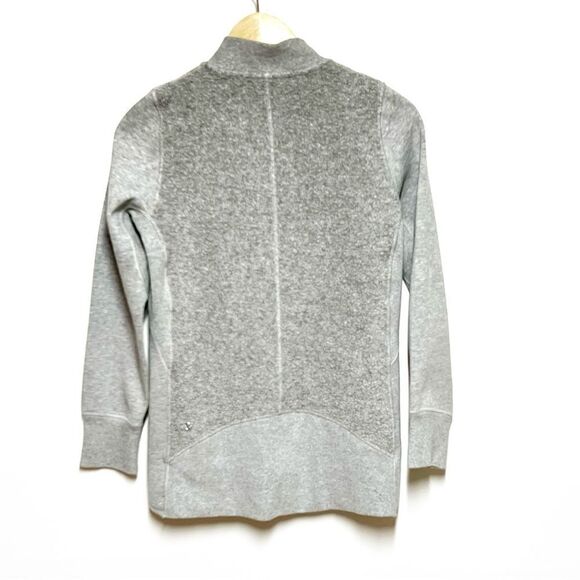 Lululemon Grey Standout Wool Sherpa Jacket Womens Sz 2 - Picture 2 of 5